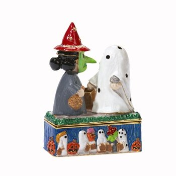 Dept. 56 Peanuts Trick or Treat Jeweled Box