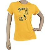 Reebok Green Bay Packers Women's Calendar Girl Short Sleeve T-Shirt Size: Large
