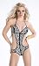 Sensual Mystique Central slit teddy with peekaboo top 80604