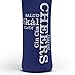 BUILT NY Original Designer Neoprene Wine/Water Bottle Tote 1-Bottle, Cheers Collection Cheery Blue (1B-CHE)