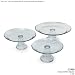 Glass platter display - 3 tier - CS930