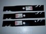3 Gator 3-In-1 Mulching blades to replace John Deere M115495, M113517, M76466 blades. (Set of 3)