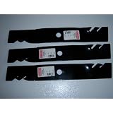 3 Gator 3-In-1 Mulching blades to replace John Deere M115495, M113517, M76466 blades. (Set of 3)