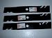 3 Gator 3-In-1 Mulching blades to replace John Deere M115495, M113517, M76466 blades. (Set of 3)