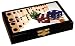 Double 6 Dominoes in deluxe wooden case - 28 tiles