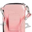 Fontanelli Pink Varnished Leather Cellphone Holder