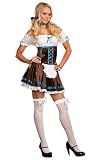 Flirty Carrie D. Brewski Milk Maid Costume (No Stkgs)