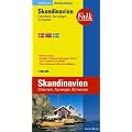 Falk L�nderkarte Skandinavien / D�nemark / Norwegen / Schweden 1:800 000
