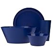 Polypropylene 13-pc. Dinnerware Set - Navy