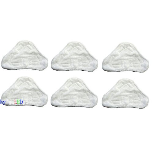 goLEDgo 6 Replacement Pads Compatible with H2O H20 Steam Mop X5 Model Only