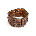 Glass Beads Brown Bracelet "True Colors Bracelet [Brown]" -Fair Trade Gifts