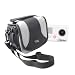 DURAGADGET Padded Camera Bag With Shoulder Strap & Zip Pockets For Go Pro Hero HD Head Cams (Helmet Hero, Motorsports Hero, Surf Hero)