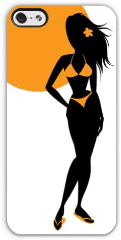Headcase RSI-195-026 Co-Molded Hybrid Case for iPhone 5 &amp; 5s - 1 Pack - Retail Packaging - Sun Bikini