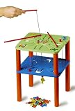 from SFD The Anglers Table Colourfully-painted table with jolly motives.
