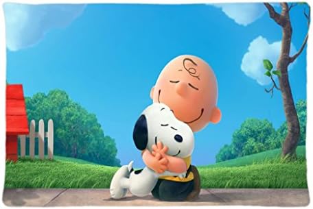 100% Brand New The Peanuts Charlie Brown Snoopy Personality 20 x 30 Inches Zippered Pillow Case An Ideal Gift To Others