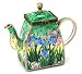 Kelvin Chen Enameled Miniature Tea Pot - Wild Iris