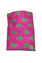 Itzy Ritzy Zippered Wet Bag, Whale Watching Pink