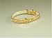 Rhinestone Dog Collar - Dainty 1/4 Wide - 12 - GOLD