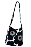 marimekko マリメッコ UNIKKO ウニッコ CLOVER ショルダーバッグ / ホワイト×ブラック