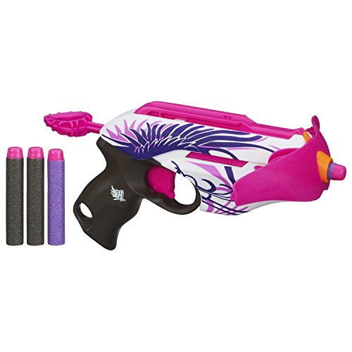 Nerf Rebelle Pink Crush 4 Darts Fires Darts up to 75 Feet Blaster Toys