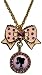 Tarina Tarantino Barbie Silhouette Crystal Bow Necklace
