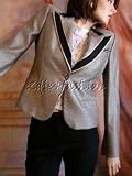 Giorgio Armani - $3550 New GIORGIO ARMANI Black Tan Silk Jacket 10 / 44