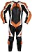 Motorradkombi Einteiler Rindsleder Kombi Motorradjacke + Motorradhose, Größe:58