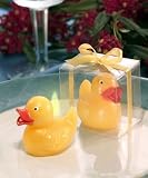 Yellow Duck Candle in Clear Box