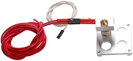 Everyvictor Ultimaker 0.4mm Nozzle 12v 100k Thermistor PEEK Heating Block Hot End Extruder