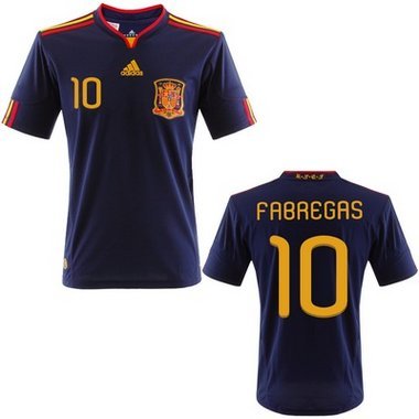 Spanien Fabregas Trikot Away 2010, Größe: XL