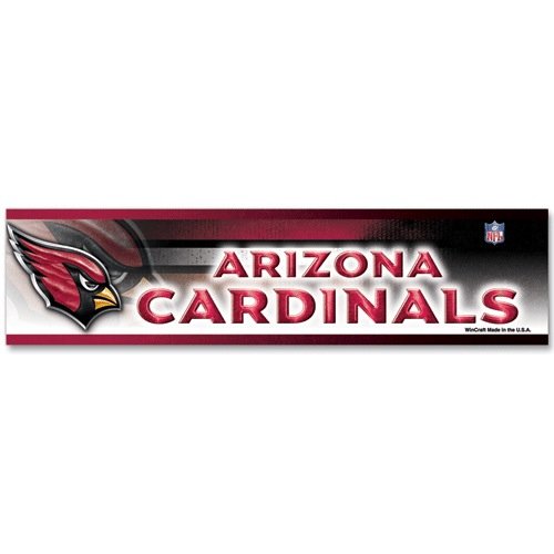 NFL Football Arizona Cardinals Bumper Sticker (2-Pack)