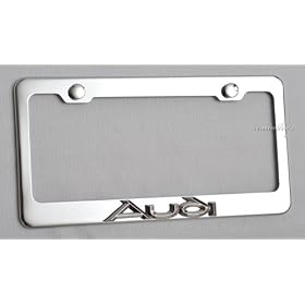 Buy Audi License Plate Frame Chrome New by bp now!