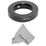 T Lens Mount Ring Adapter for Canon EOS Camera Body + MagicFiber MicroFiber Cleaning Cloth
