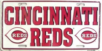 LP - 588 Cincinnati Reds MLB Baseball License Plate - 653