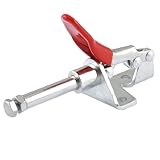 uxcell トグルクランプ　16.7mm　プランジャ　ストローク　レッド　ハンドル　プッシュ　プル　　301A　45Kg　99ポンド
