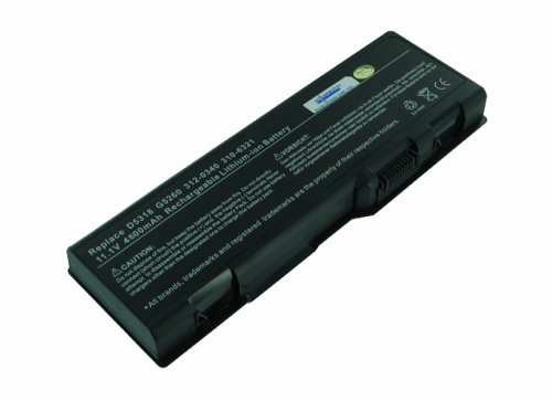 Hi-Capacity B-5855 Laptop Battery for Dell Inspiron 1500 6400 E1505 Vostro 1000 GD761 (Black)