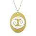 Cancer Roman Zodiac Sign Laser Cut Pendant Necklace