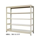 エスコ 1200x450x1500/150kg/3段棚 EA976DJ-120B