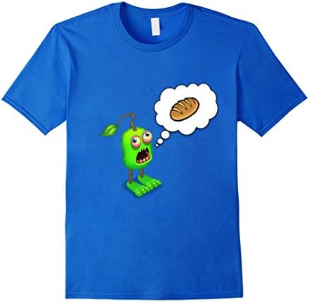 Men's JRE KIDS Funny Hungry Monster T shirt 3XL Royal Blue