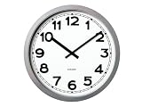 Karlsson KA450999 Wanduhr Giant Numbers Metall silbern