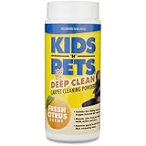 KIDS N PETS Deep Clean Carpet Cleaning Powder, 16-Ounce, Fresh Citrus