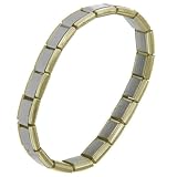 Gold Trim Starter Italian Charms Bracelet Link