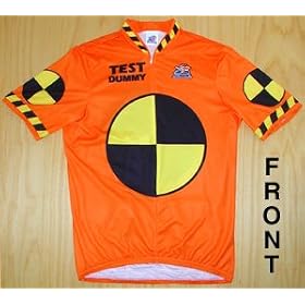 Buy Crash Test Dummy Shortsleeve Cycling Jersey Choice of Size with DeFeet Socks