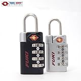 4桁TSA LOCK ナンバー可変 南京錠 RPシリーズ ダイヤル式 4桁 暗証番号 旅行カバン タスロック