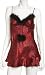Apparel : Cinema Etoile Women's Jaguar Print Babydoll And Thong Set With Marabou Trim
