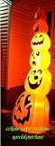 Airblown Halloween Inflatable Slender Pumpkin Stack, 9' Tall