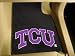 Texas Christian Horned Frogs universal fit Carpet 2 Pc Car Floor Mat (Rug)