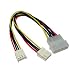Cable-tex Molex To 2 X Floppy Drive Fdd Power Splitter Cable