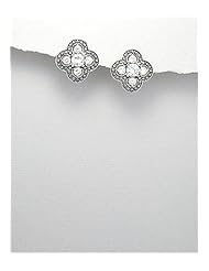 CZ Earrings In 92.5 Sterling Silver