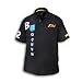JOM Poloshirt, Größe L, 100% Baumwolle, schwarz mit Sticker